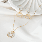 نیم ست پروانه گوی دار