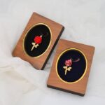 پلاک فانتزی گل رز